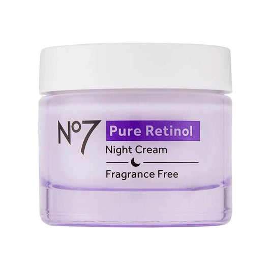 No7 Pure Retinol Night Cream, 1.69 Fl Oz