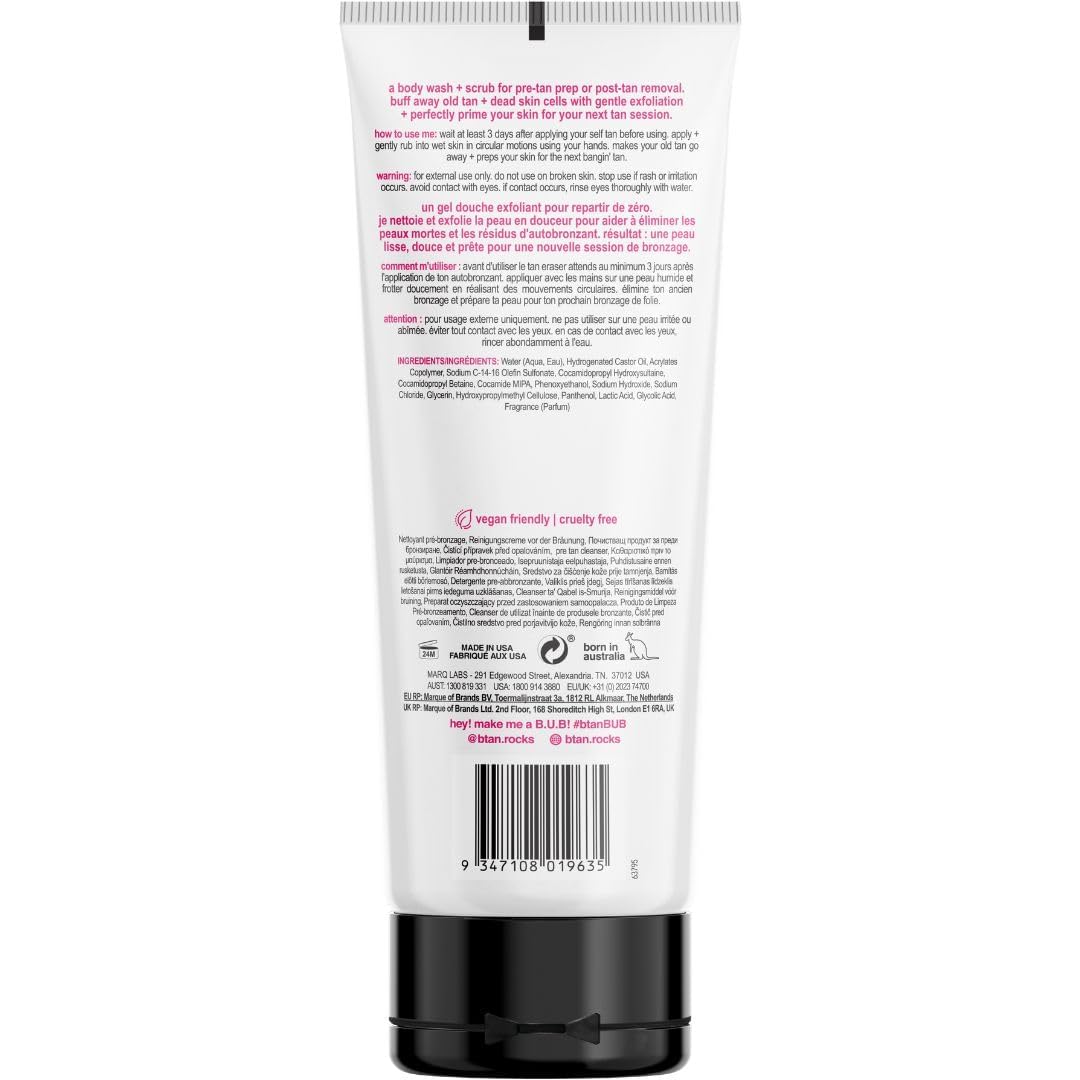 b.tan Self Tanning Remover - Erase Tan Repeat Skin Prep & Primer