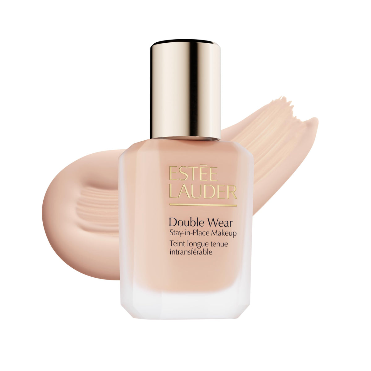 Estée Lauder Double Wear Stay-in-Place Foundation Makeup | 36-Hour Long-Wear Oil-Free Liquid Matte Foundation | Hydrating, Breathable, Buildable | New Formula, 1 Fl Oz, 0N1 Alabaster