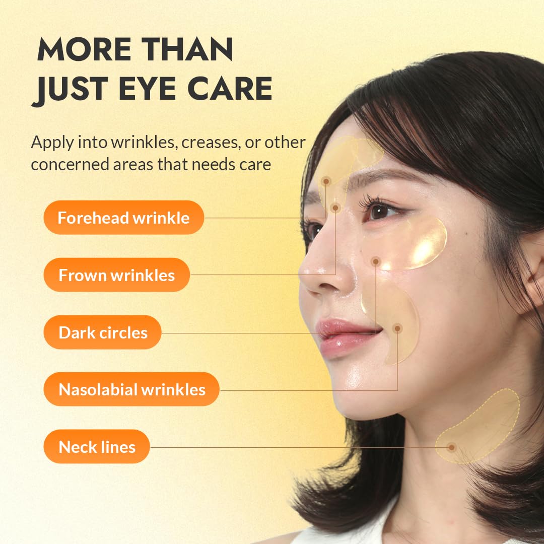 MIZON 24K Gold Snail Mucin Under Eye Patches 60 Patches