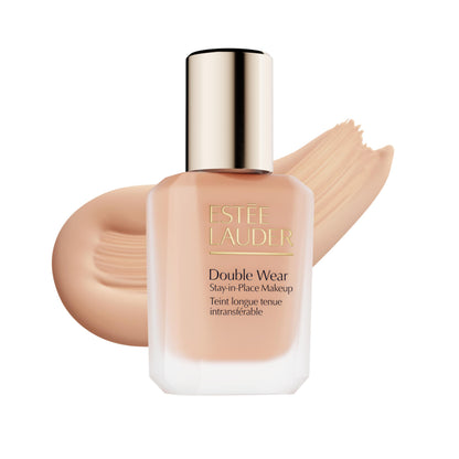Estée Lauder Double Wear Stay-in-Place Foundation Makeup | 36-Hour Long-Wear Oil-Free Liquid Matte Foundation | Hydrating, Breathable, Buildable | New Formula, 1 Fl Oz, 2C1 Pure Beige