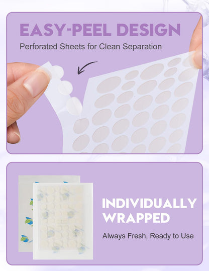 Pimple Patches for Face, 5 Sizes(8,10,12,14,16mm)108 pcs Acne Patches Hydrocolloid Precise Matches Different Sizes Acne, Spot Stickers With Tea Tree Oil Salicylic Acid Centella Covering Zits Blemishes