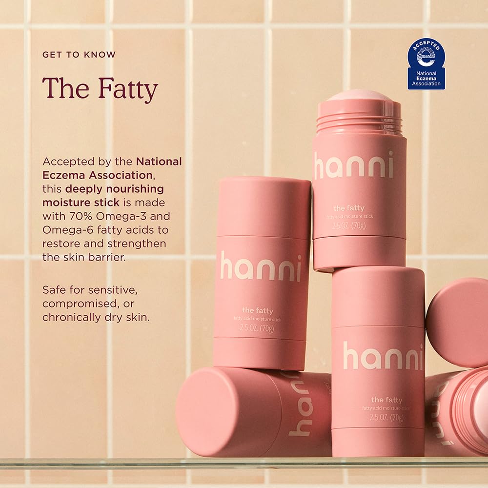 HANNI The Fatty FRAGRANCE-FREE Fatty Acid Moisture Stick, 2.5 oz