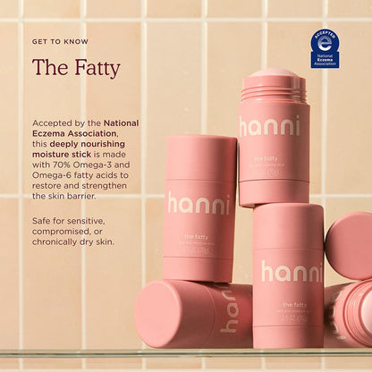 HANNI The Fatty FRAGRANCE-FREE Fatty Acid Moisture Stick, 2.5 oz