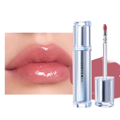 JUDYDOLL Lip Plumper Gloss Tinted Lip Balm Moisturizing Red Lipstick