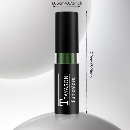 Green Face Body Paint Stick, Matte Lipstick | Camo | Witch | Eye Black |