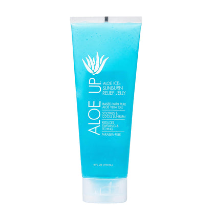 Aloe Up Aloe Vera Gel, After Sun Sunburn Relief, 96.6% Pure Aloe Vera, 4 oz