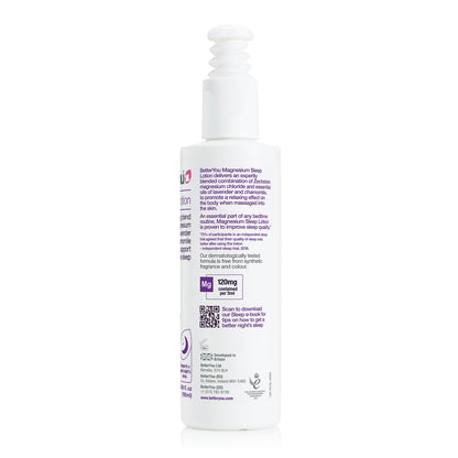 BetterYou Magnesium Sleep Body Lotion - Relaxing Body Lotion - Magnesium Body Cream with Lavender and Chamomile Blend - Sore Muscle Relief - 6.08 oz