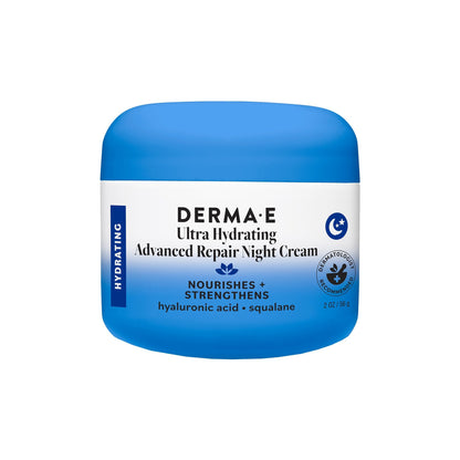 Derma E Ultra Hydrating Antioxidant Night Cream, 2 Oz Facial Moisturizer