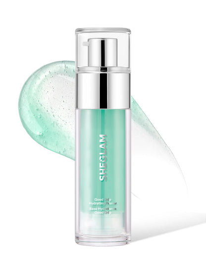 SHEGLAM Good Grip Hydrating Primer Oil Control Moisturizing Primer Gel Smooth Fine Lines Oil And Silicone-Free Face Primer-Green