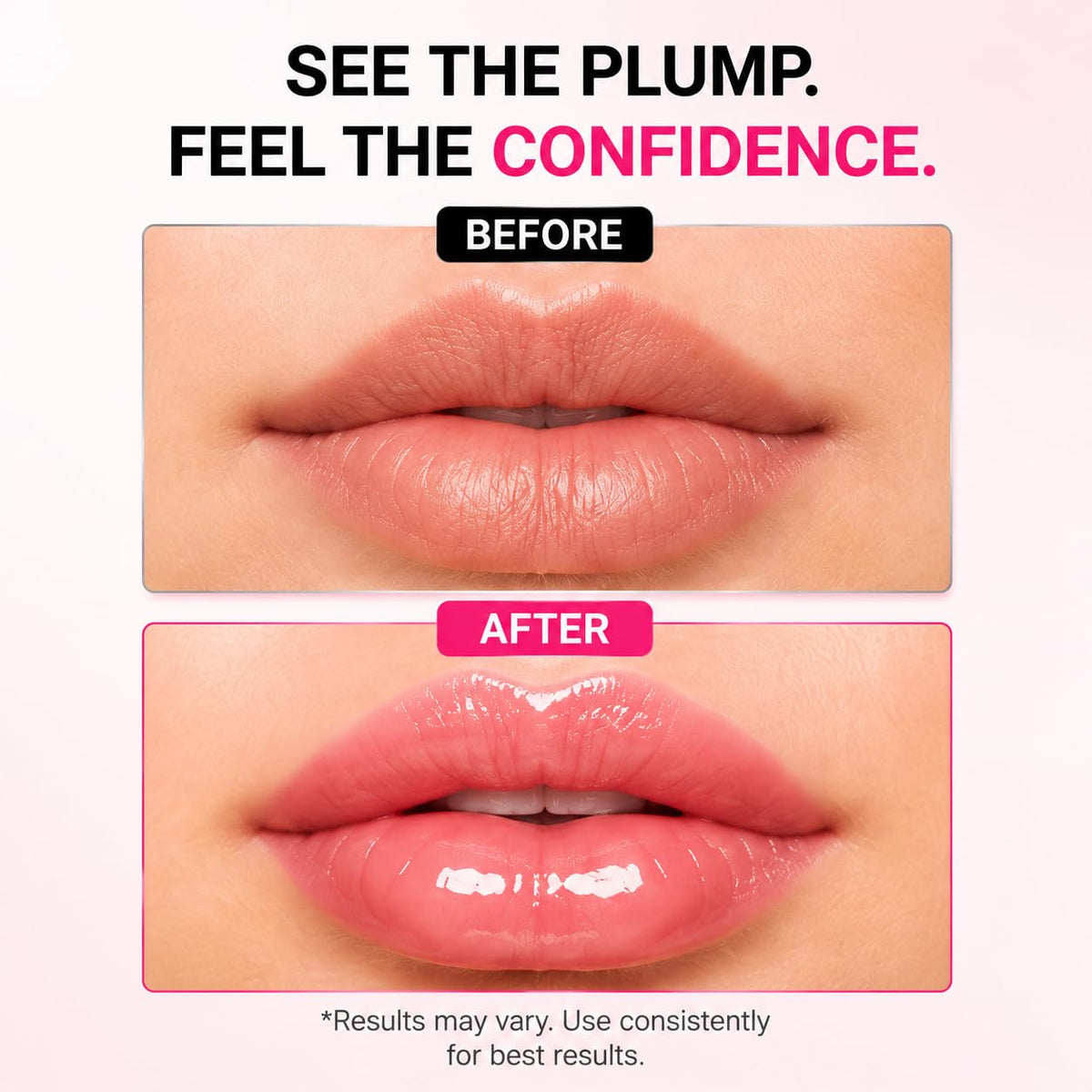 Fifhugaze Spicy Lip Plumper, Hydrating Lip Volumizer Serum & Gloss