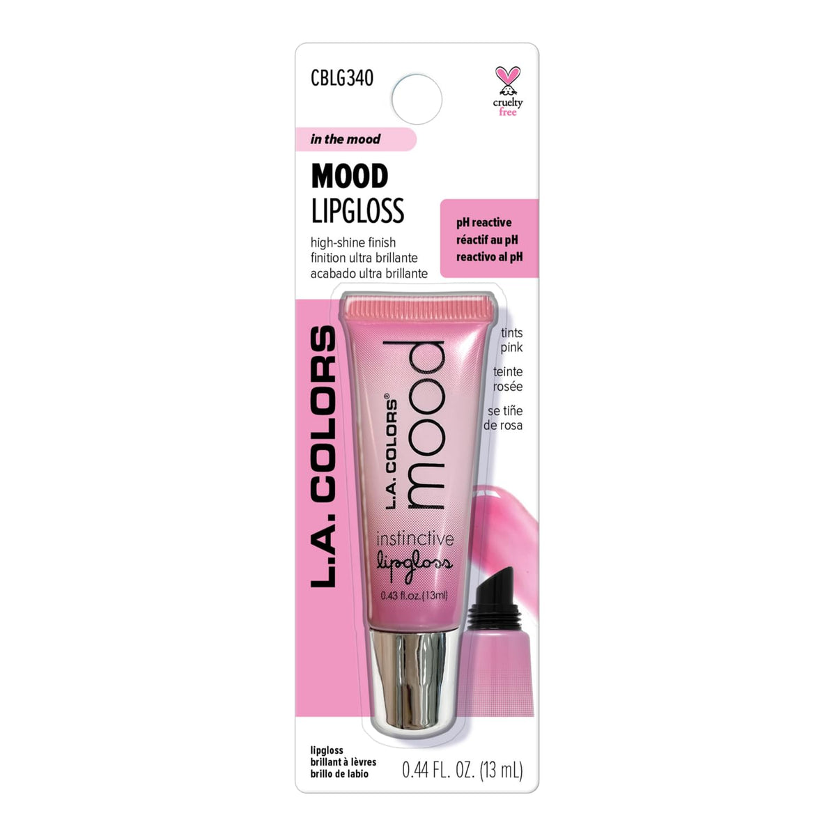 L.A. COLORS Mood Lipgloss, In The Mood CBLG340N