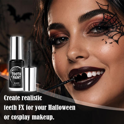 Black Tooth Paint, Black Out Teeth Makeup Solutiont, Cosplay Teeth