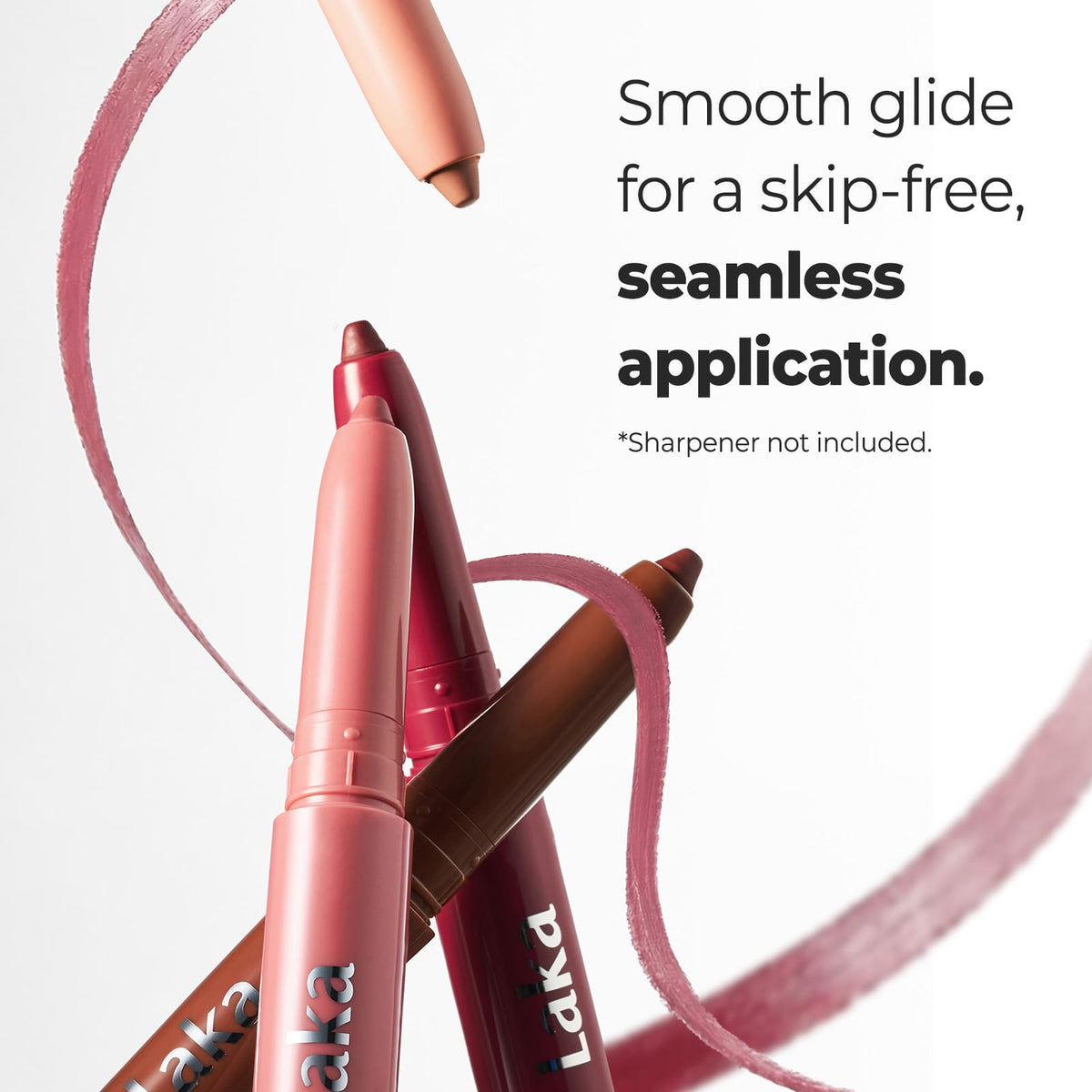 Laka Lip Liner - Smooth & Blendable Soft Matte Lip Contour Pencil for Shaping & Overlining Lips | Waterproof Formula, Oil-Cleanse Off, Long-Lasting Wear | #08 Burnt Brown (Deep Cocoa Brown)