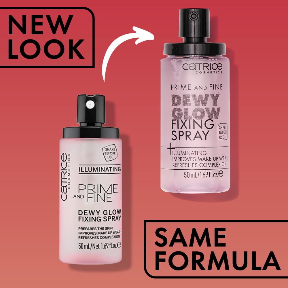 Catrice Prime & Fine Illuminating Dewy Glow Spray, Pack of 1