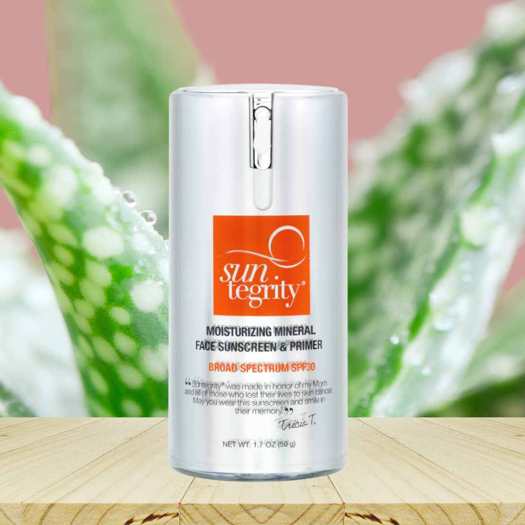 Suntegrity Moisturizing Mineral Face Sunscreen and Primer, SPF 30, 1.7 oz