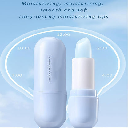 2 Pack Hyaluronic Acid Lip Balm - Refreshing Soothing Eliminate Lip Lines Lip Balm, Hydrates, Softens and Reduces Lip Lines Relieve Dryness Alcohol-Free Nourishes All Lip Skin Types