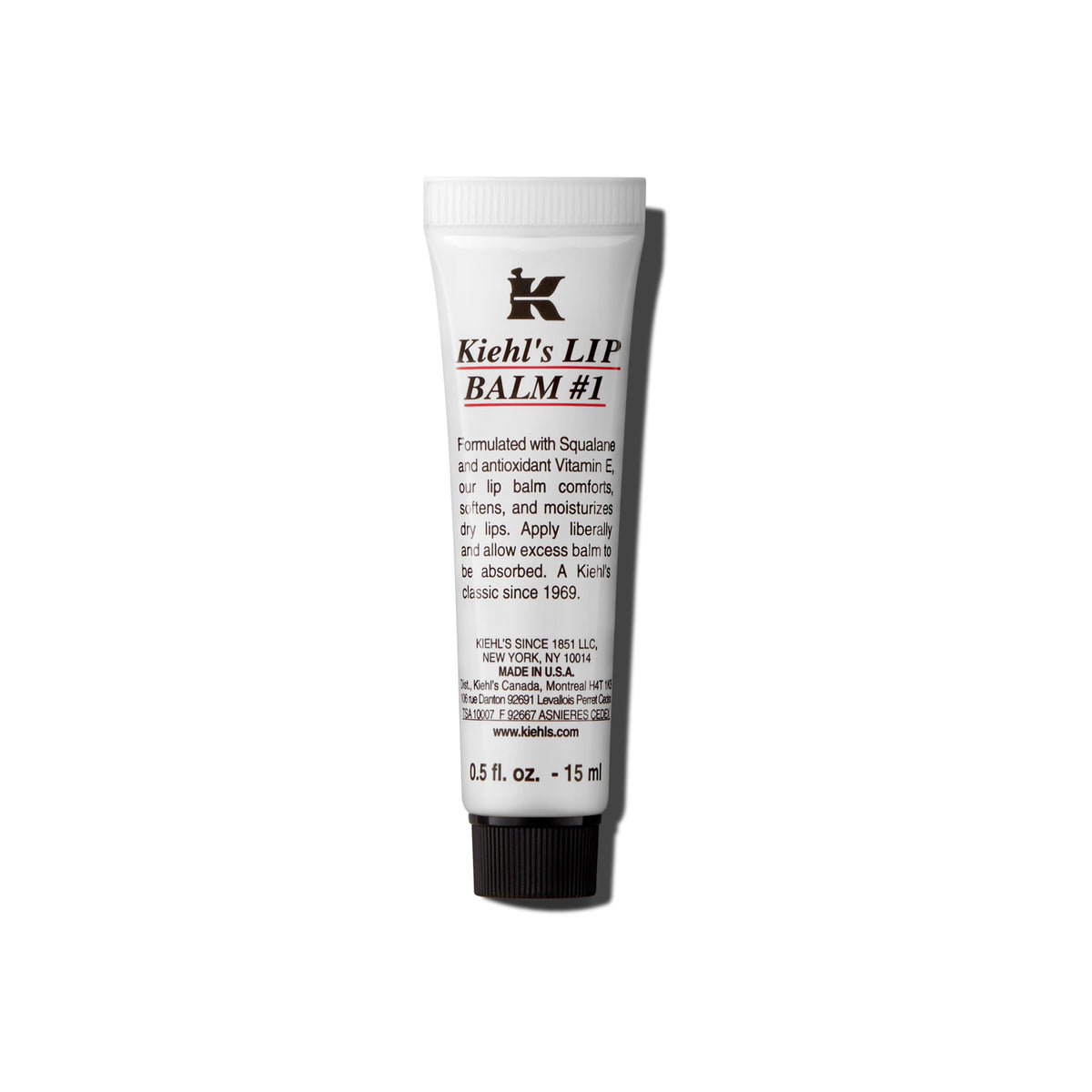 Kiehl's - Lip Balm #1 - Moisturizing Lip Treatment - 0.5 fl oz