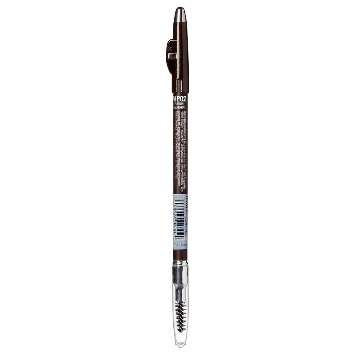 Ruby Kisses GoBrow Eyebrow Pencil, Sharpenable, Longwear, Long Lasting Eyebrow Wooden Pencil for Natural-Looking Brows 3 Pack (Dark Brown)
