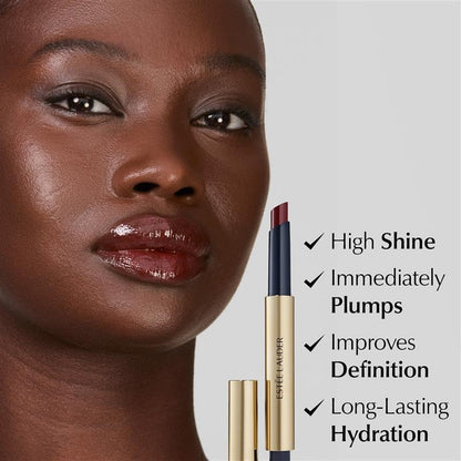 Estée Lauder Pure Color Melt-On Glosstick for Lips | Plumping & Moisturizing Lip Gloss, 156 Melted Rose
