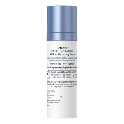 Cetaphil Deep Hydration Face Serum, Fragrance-Free, Sensitive Skin, 1oz