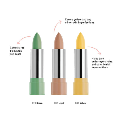 Physicians Formula Gentle Full Coverage Concealer, Light Cover Concealer Stick, Eyes, Face, Dermatologist Tested (Packaging May Vary)