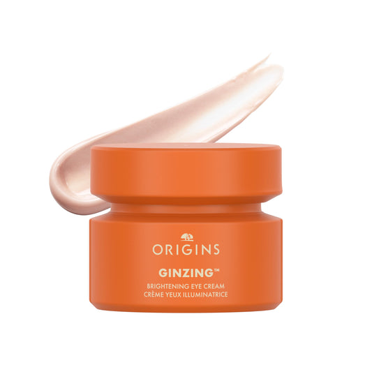 Origins GinZing Brightening Eye Cream with Vitamin C & Niacinamide| Visibly Reduces Dark Circles, Cool, 0.5 Fl Oz