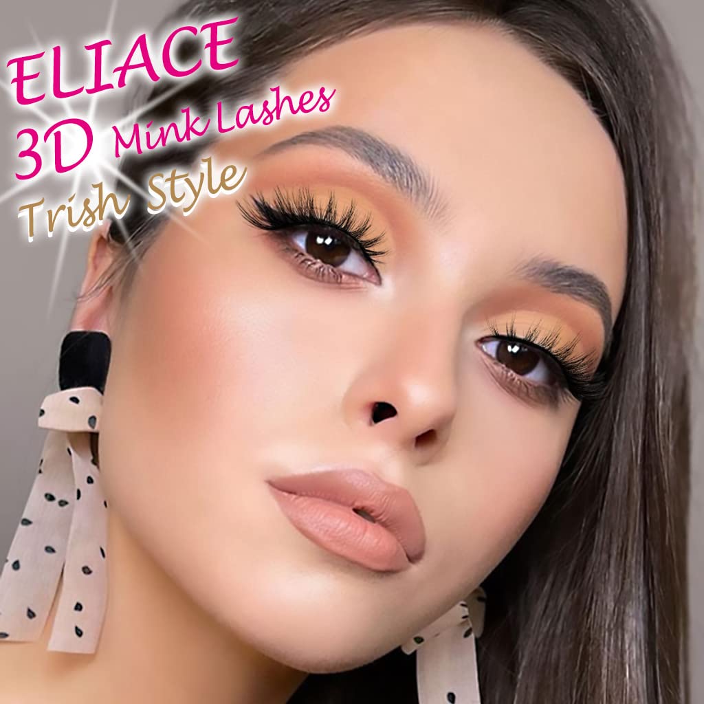 Eliace False Eyelashes 15 Pairs Cat Eye-Lashes 3D Mink Lashes