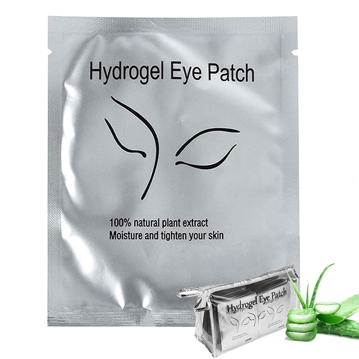 Qleng Eye Pads for Lash Extensions, 110 Pairs Under Eye Gel Patches