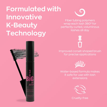 Elizabeth Mott Black Volumizing Mascara, 8ml