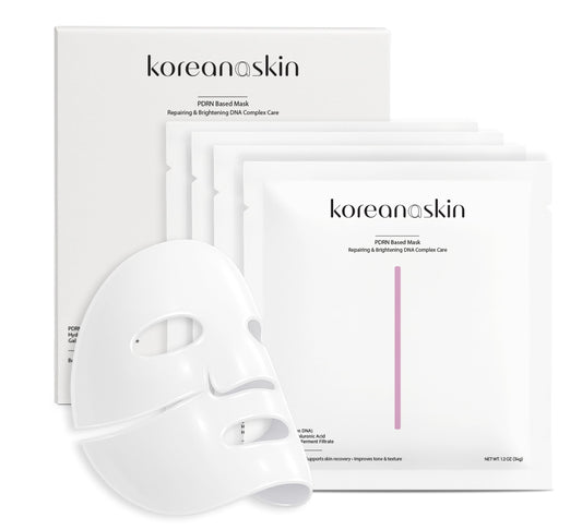 Real Deep PDRN Face Mask (4 Pack) - Korean Overnight Hydrogel Face Mask