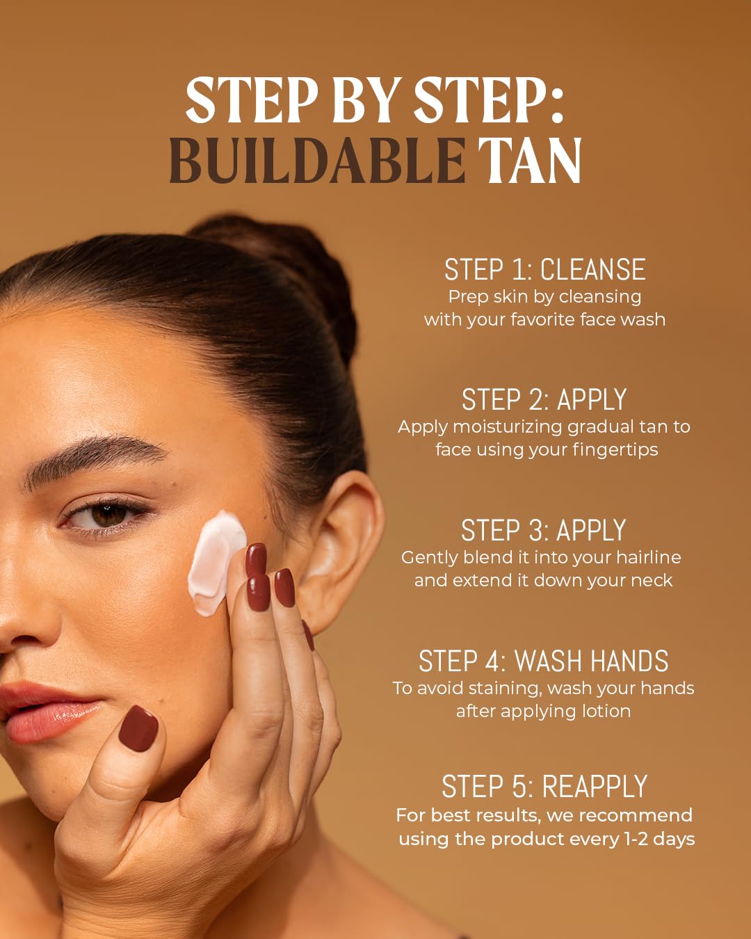 Gradual Tanning Face Lotion, Natural Buildable Streak-Free Glow, 1.7 Fl Oz
