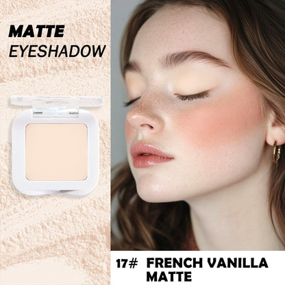 HHLTOH Neutral Nude Eyeshadow Palette, Light Beige Ivory White Matte Eye Shadow, Soft Blendable Natural Everyday Makeup for Mature Skin, Vegan & Cruelty-Free, Sombras para Ojos #11