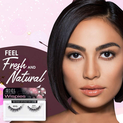 Ardell Wispies Baby Demi Lashes Natural Look Strip False Eyelashes, 4 Pack