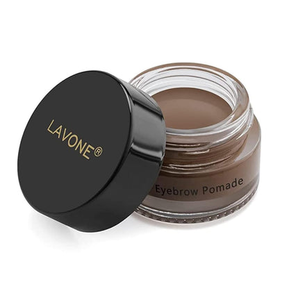 LAVONE Eyebrow Pomade, Waterproof Brow Pomade for Long-lasting - Dark Brown