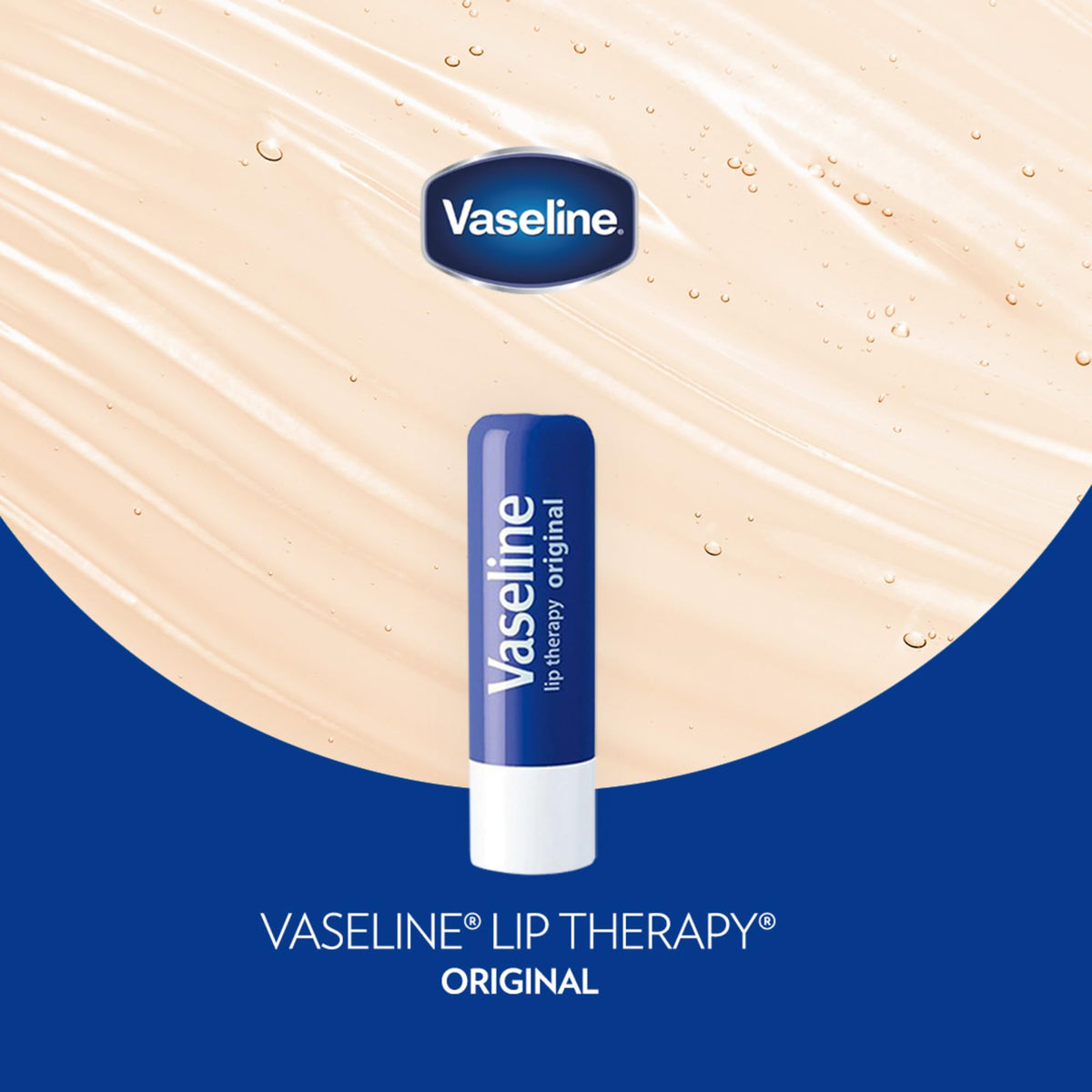 Vaseline Lip Therapy original with petroleum jelly 4.8g