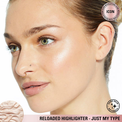 Revolution Reloaded Pressed Powder Highlighter, Just My Type