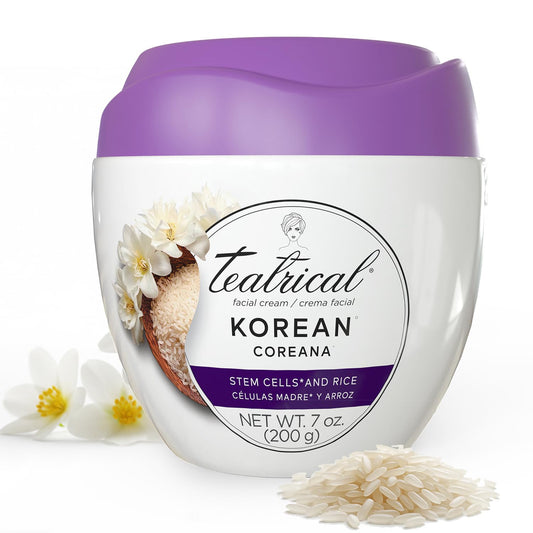 TEATRICAL Korean Facial Cream Effect with Stem Cells and Rice, 7 oz