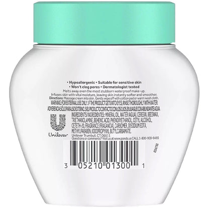 Pond's Cold Cream Make-Up Remover 2-Pack, 3.5 Oz Ea