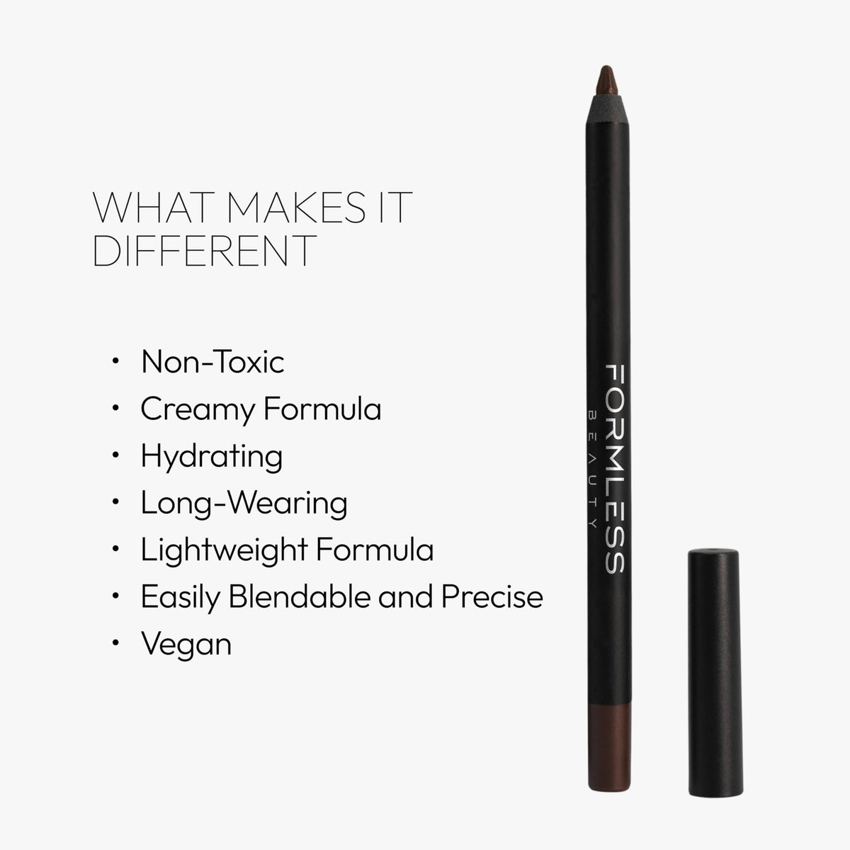 Formless Beauty by Jenny McCarthy Classic Eyeliner, Hollywood Brown