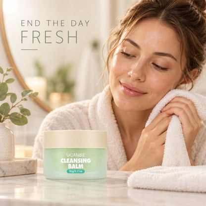 UCANBE Cleansing Balm Makeup Remover - 3.17oz, Natural Gentle, Deep Cleaning, Makeup Cleansing Balm for Waterproof Eye Face Lip Makeup, Made for All Skin Types