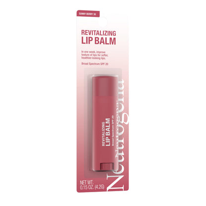 Neutrogena Revitalizing Tinted Lip Balm SPF 20, Sheer Sunny Berry, .15 oz