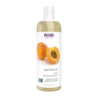 NOW Solutions, Apricot Kernel Oil, Hair Moisturizer & Skin Oil, 16 fl. oz