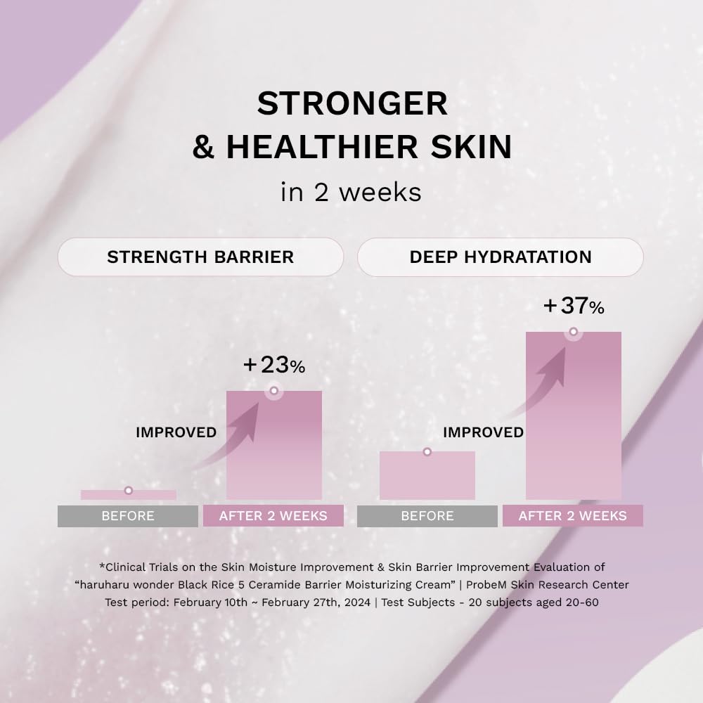 HARUHARU wonder Black Rice 5 Ceramide Barrier Moisturizing Cream 1.69 fl.oz