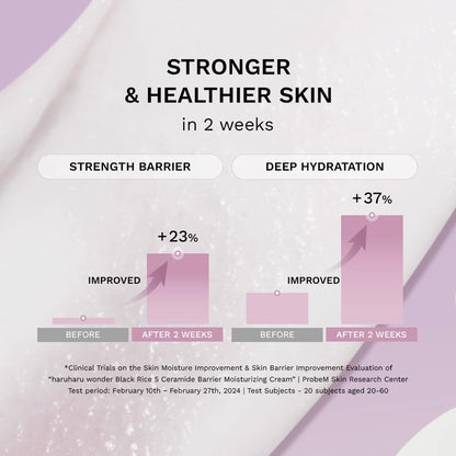 HARUHARU wonder Black Rice 5 Ceramide Barrier Moisturizing Cream 1.69 fl.oz