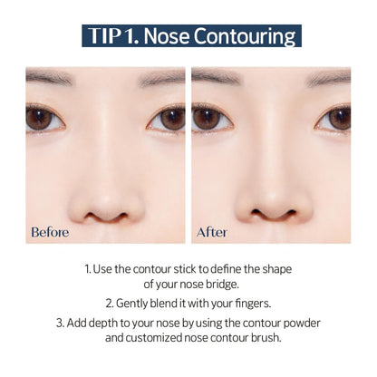 ETUDE Reborn Maker Cream Contour Stick, Cool Toned, Blendable