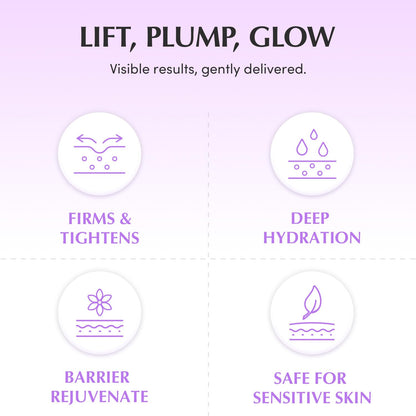 Bakuchiol Plumping Capsule Cream – Retinol Alternative Moisturizer for Firming and Pore Care with 99% Pure Bakuchiol, 5 Types of Collagen & Ceramide Complex, 1.69 fl.oz / 50ml