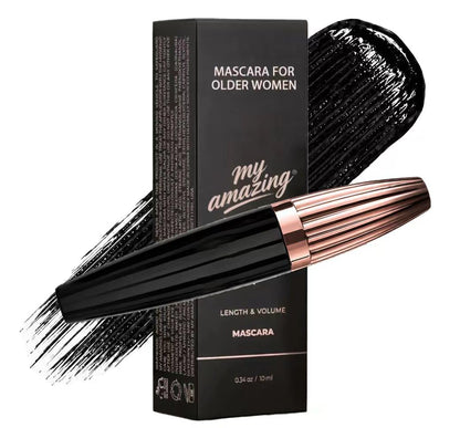 Mascara For Older Women,My Amazing Lashes Mascara For Older Women, Volume and Length, Natural Lengthening and Thick, Smudge-Proof,No Clumping, Instantly Create The Look of Lash Extensions