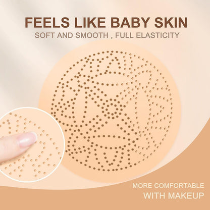OETUIOW Cushion Foundation Concealer Full Coverage CC Cream, Natural