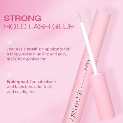 Kiromiro Spiky Lashes Strips 20mm 3D Fluffy False Eyelashes with Lash Glue